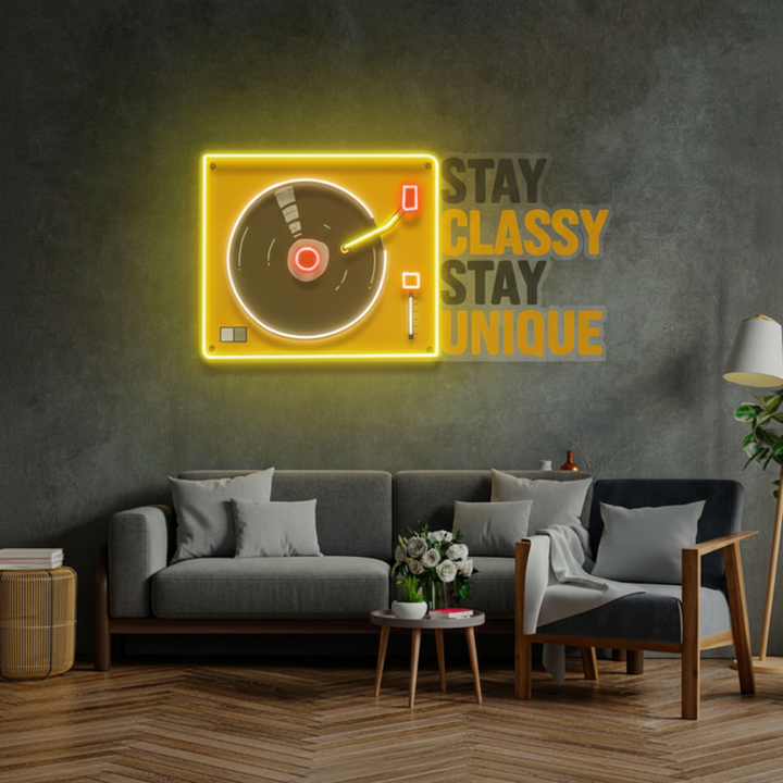 Motivational phrase LED neon sign for bedroom or office by Neon.Shop