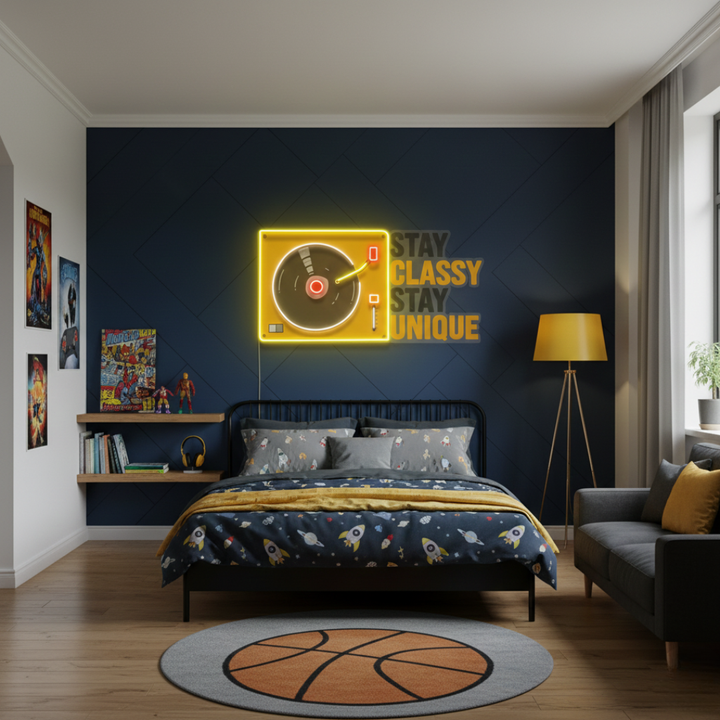 Motivational phrase LED neon sign for bedroom or office by Neon.Shop