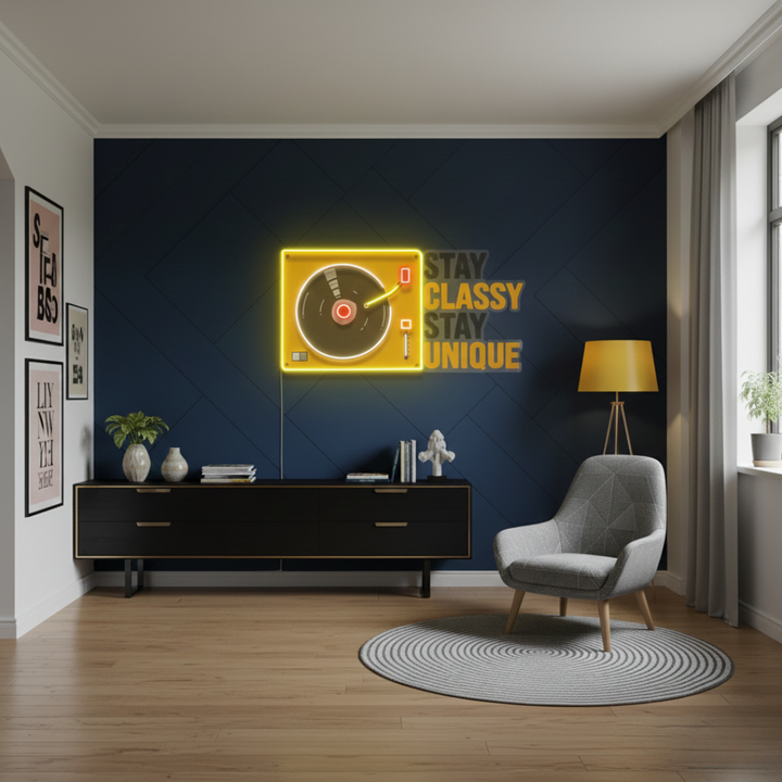 Motivational phrase LED neon sign for bedroom or office by Neon.Shop