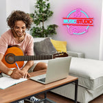 Bright LED Music Studio Neon Sign for creative spaces – Neon.Shop