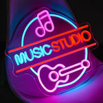 Bright LED Music Studio Neon Sign for creative spaces – Neon.Shop