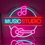 Bright LED Music Studio Neon Sign for creative spaces – Neon.Shop