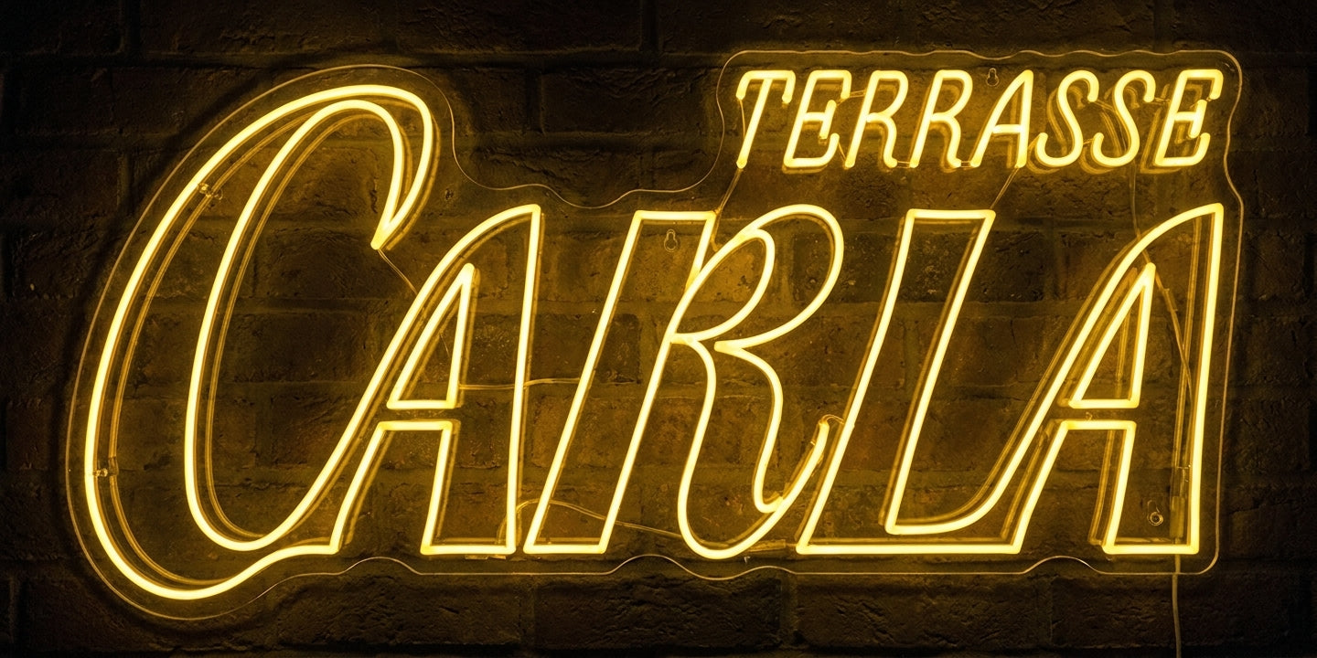Name neon sign for mark