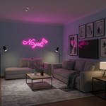 Nayeli Name LED Neon Sign in premium LED tubing, custom wall-mounted décor by Neon.Shop for home and parties.