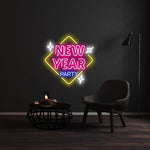 New Year Party LED Neon Sign by Neon.Shop for festive décor