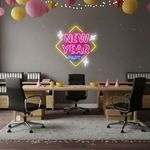 New Year Party LED Neon Sign by Neon.Shop for festive décor