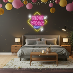 New Year Party LED Neon Sign by Neon.Shop for festive décor