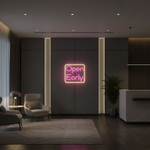 Open Early Business Neon Sign by Neon.Shop enhancing visibility and style for early-opening businesses