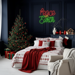 Peace on Earth Merry Christmas Neon Sign by Neon.Shop