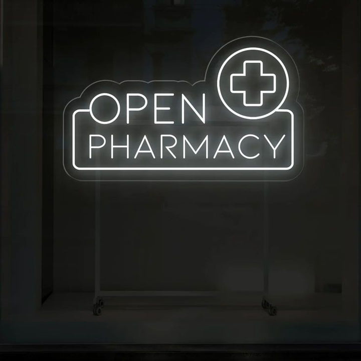 Pharmacy Open Business Neon Sign