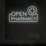 Bright Pharmacy Open LED neon Sign  by Neon.Shop for attracting customers anytime