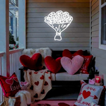Rose Flower Neon Sign for Valentine’s Day illuminating romantic interiors by Neon.Shop