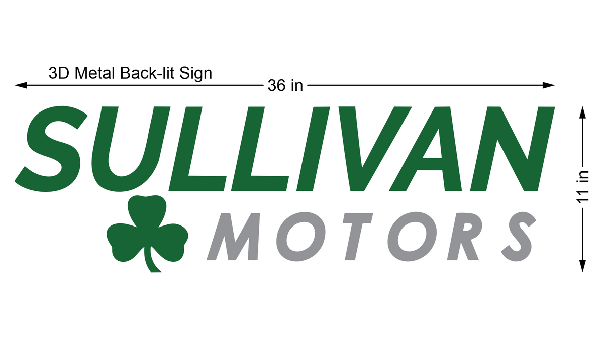 Custom Sign for Brian Sullivan Jr