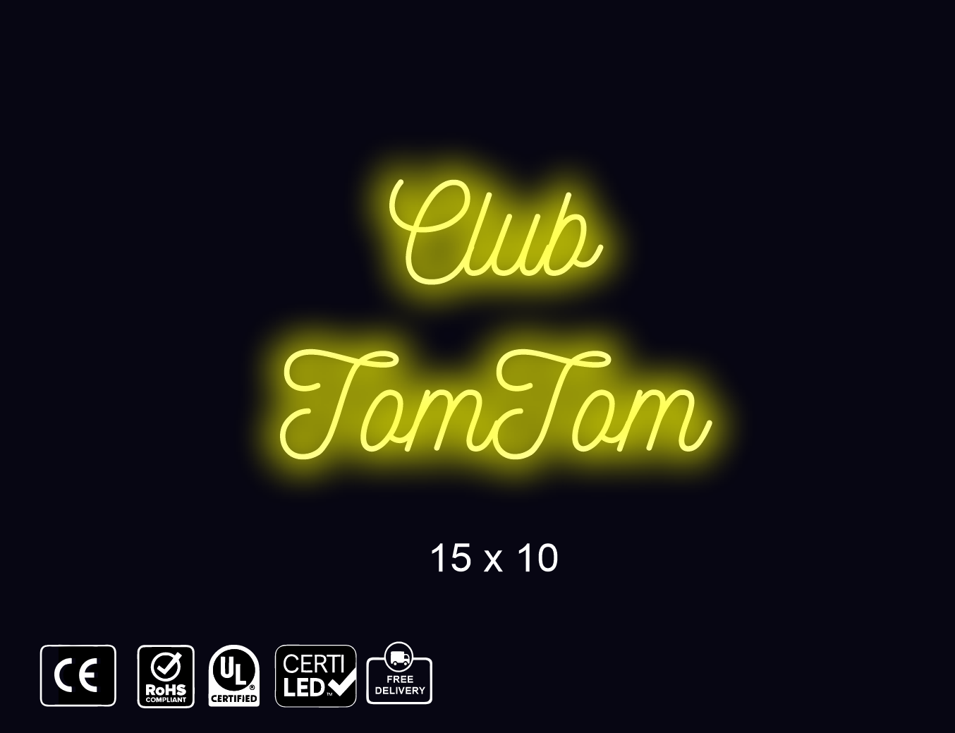 Custom Neon sign for Manchkeen