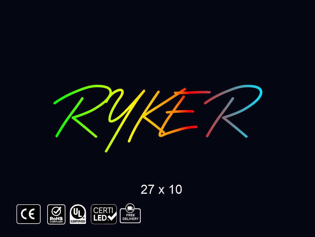 CUSTOM NEON SIGN FOR Morgan Carter
