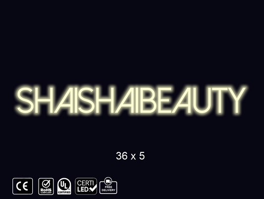 CUSTOM NEON SIGN FOR Ibara