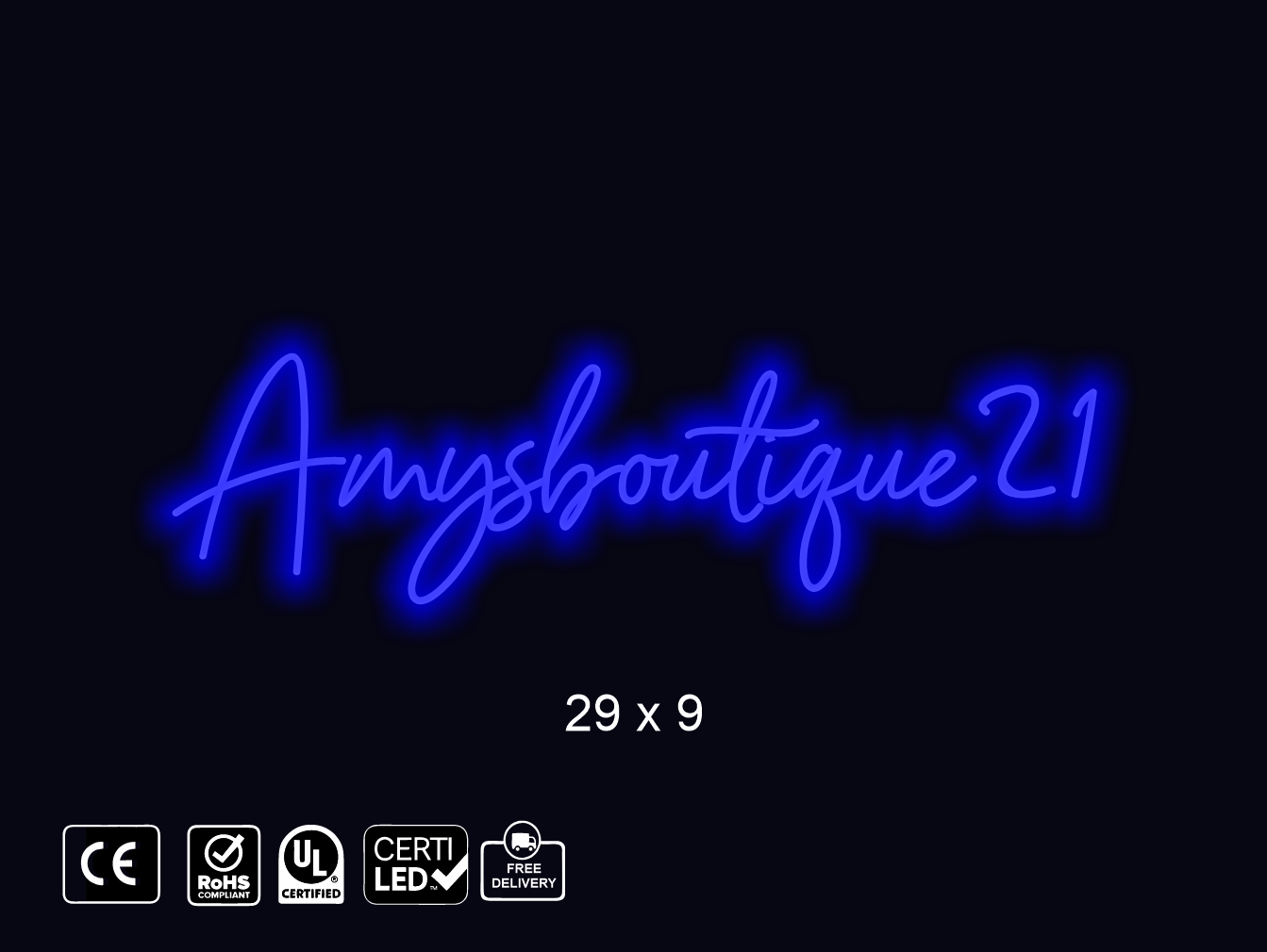 CUSTOM NEON SIGN FOR Abattle