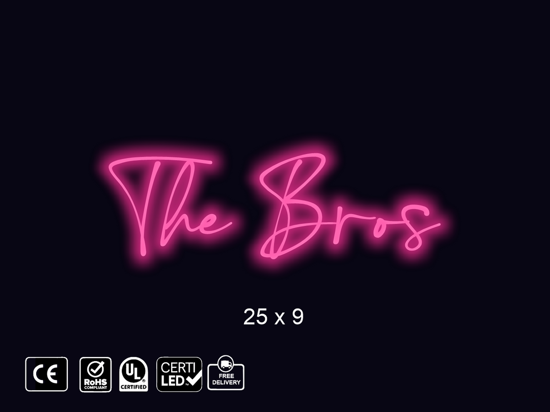 Custom Neon sign for Heather Bro