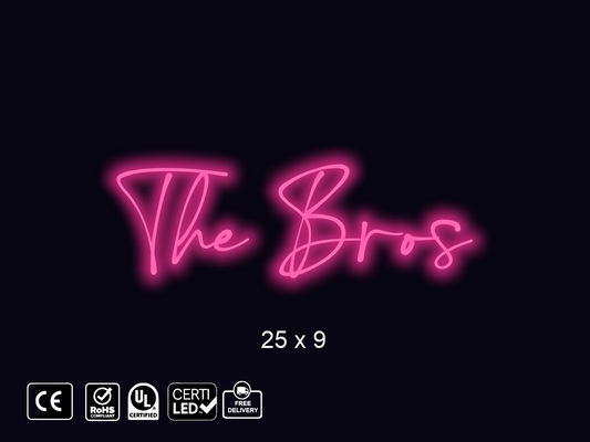 Custom Neon sign for Heather Bro