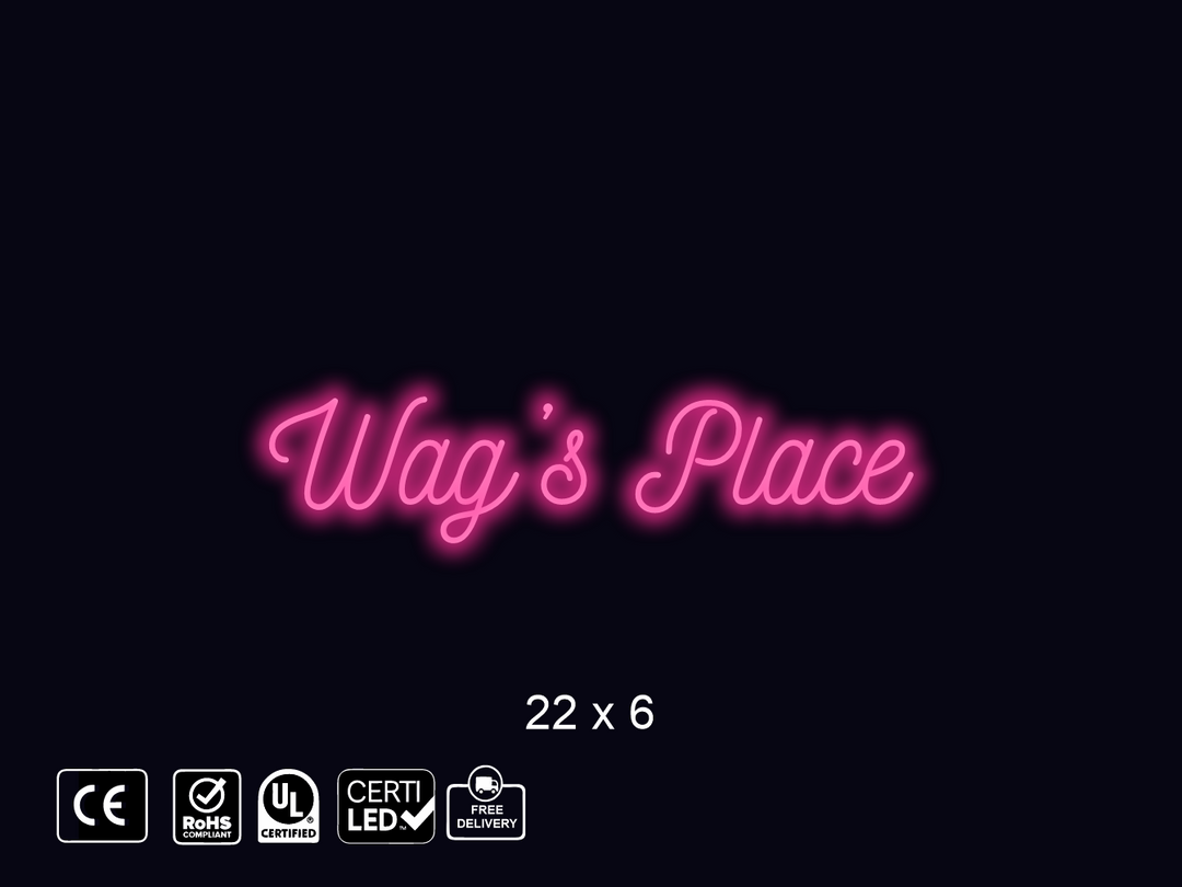 Custom Neon sign for Chele Wag