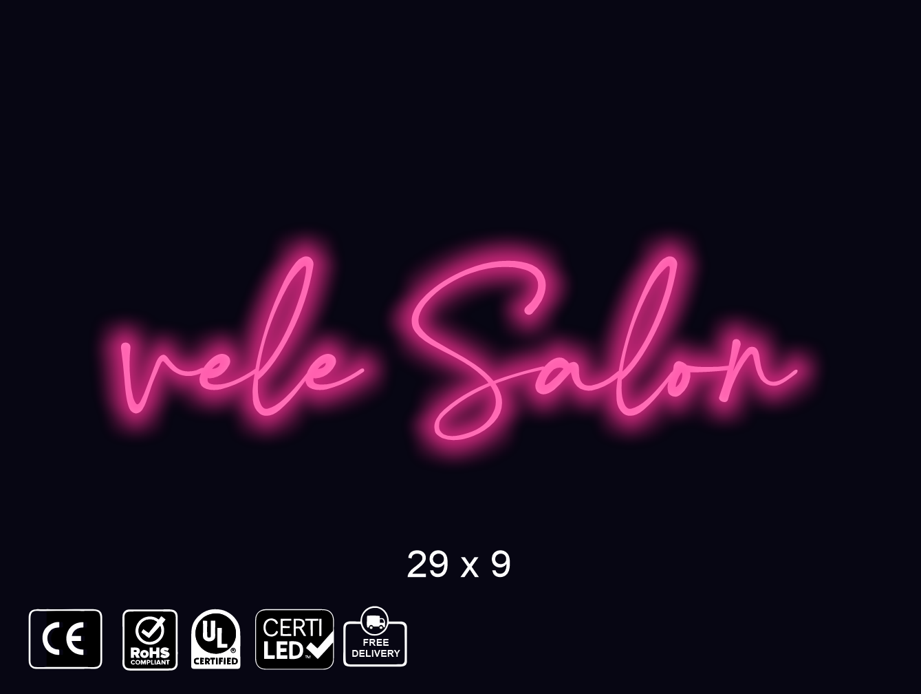 Custom Neon sign for Jamie webb