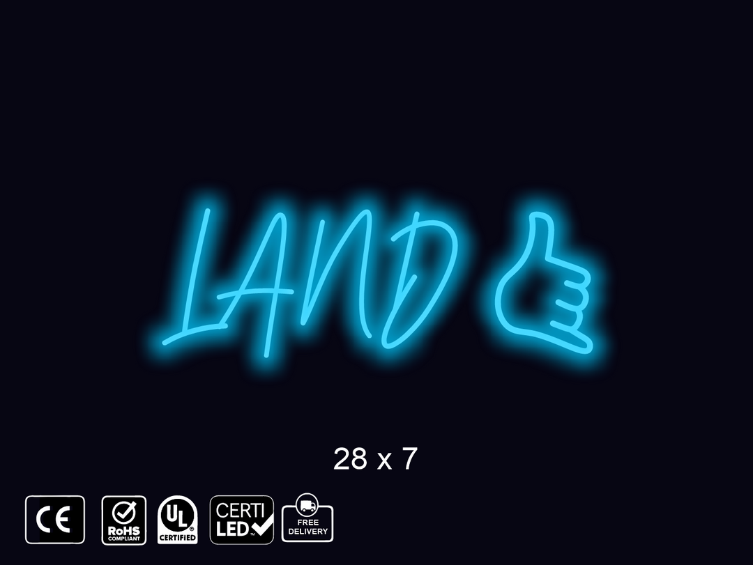 Custom Neon sign for Landonr Foster
