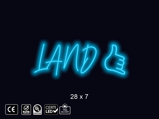 Custom Neon sign for Landonr Foster