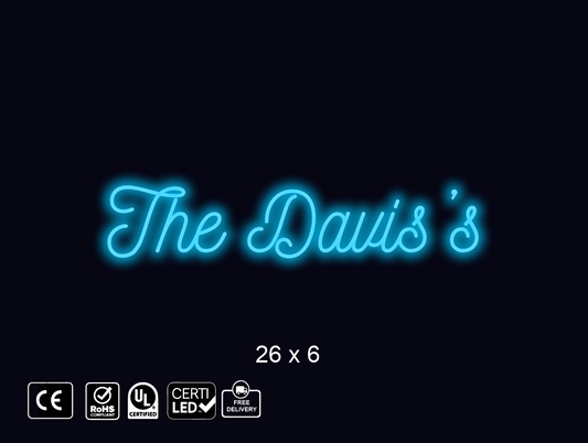 Custom Neon sign for Bdavis