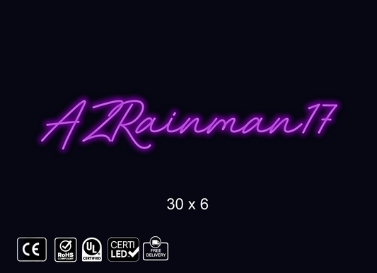 Custom Neon sign for Ricardo Rosario