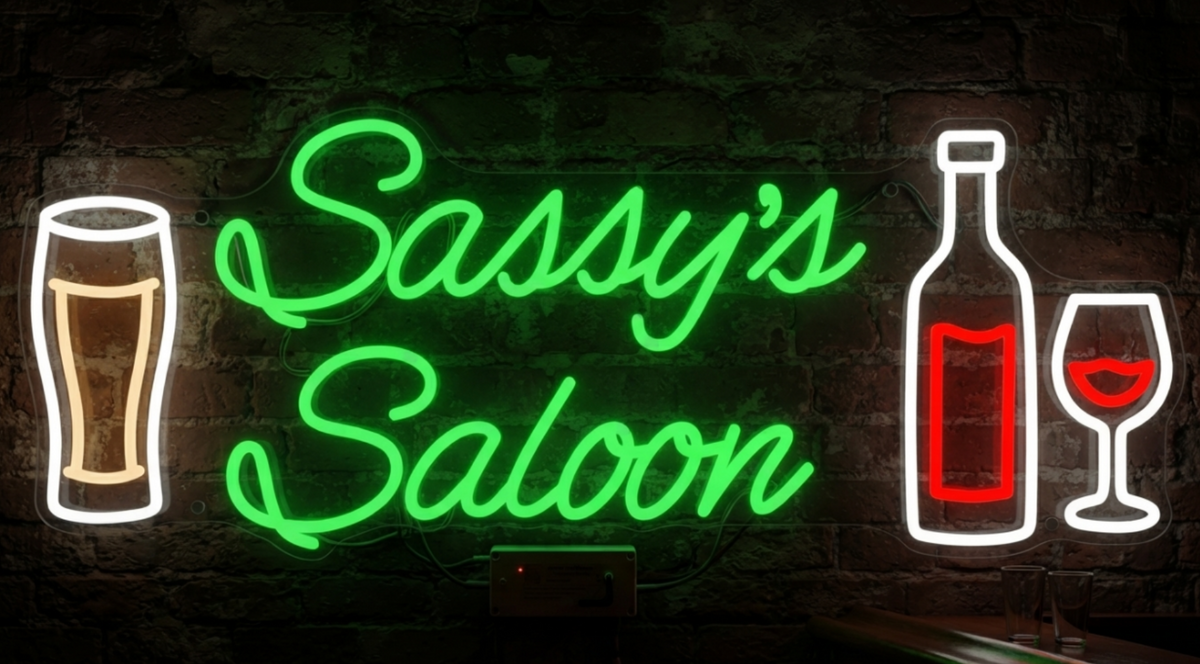Custom Neon Sign for Bill