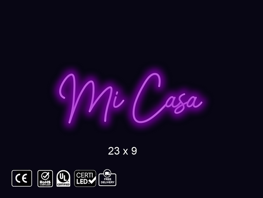 Neon sign for Rachel Colletta