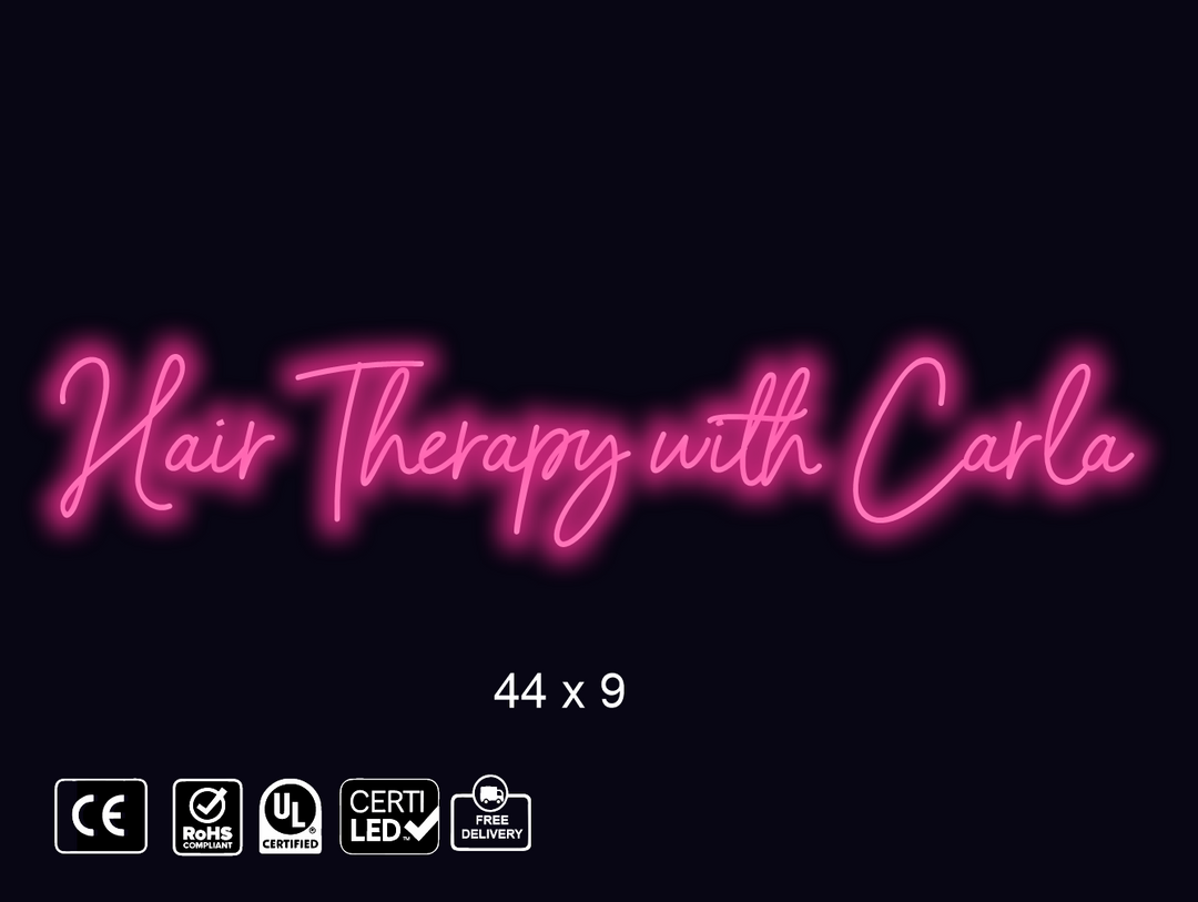 Neon sign for Mz car