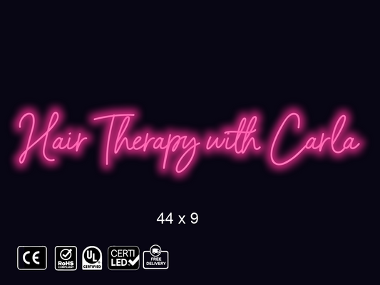Neon sign for Mz car