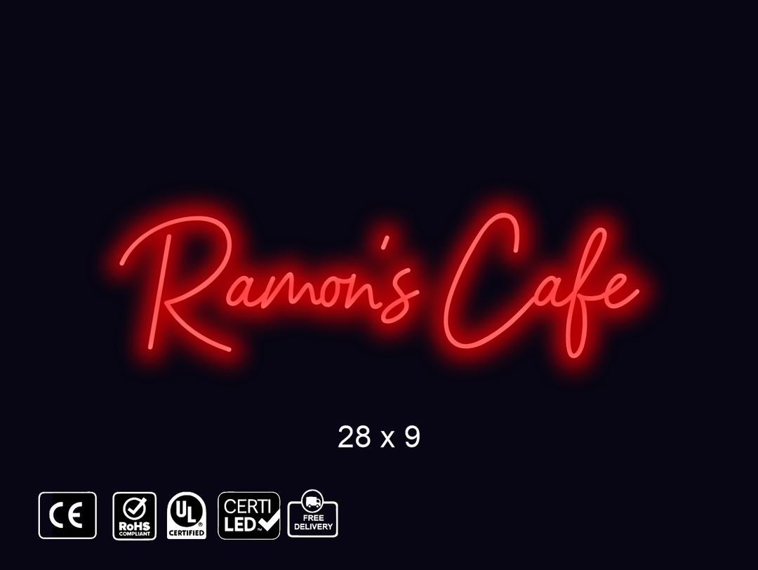 Neon sign for Rupp Rosalee