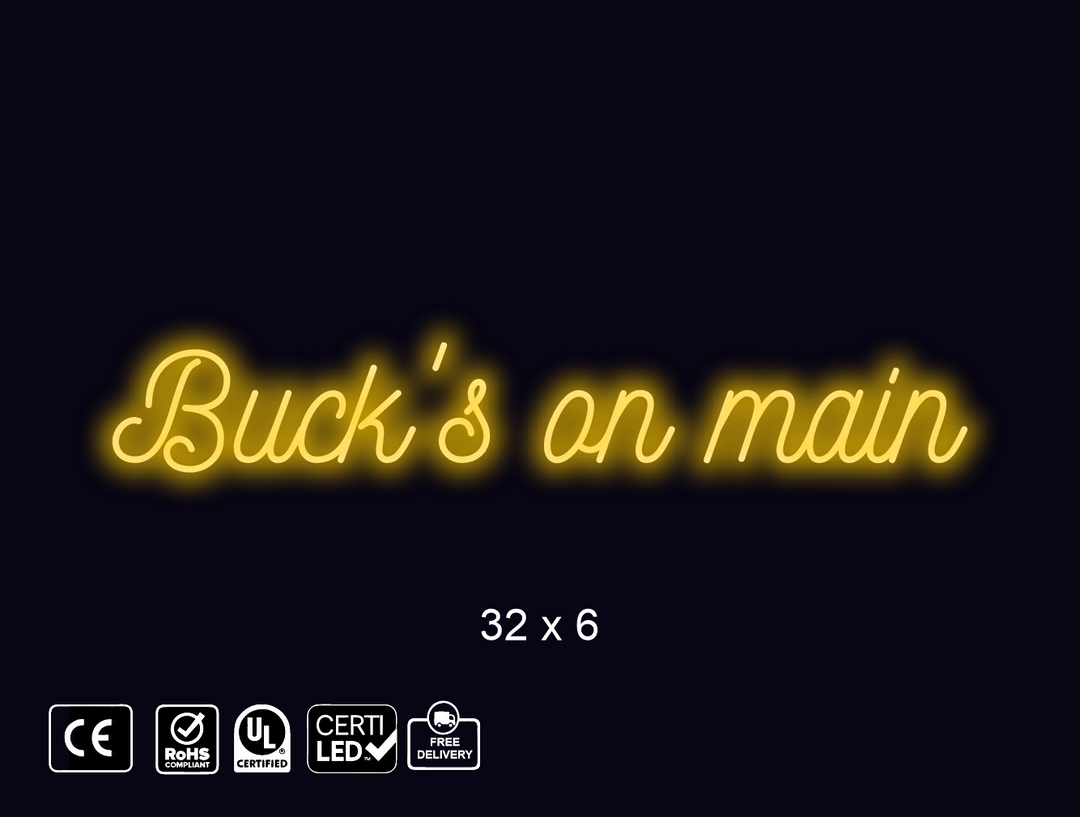 Neon sign for Jerry