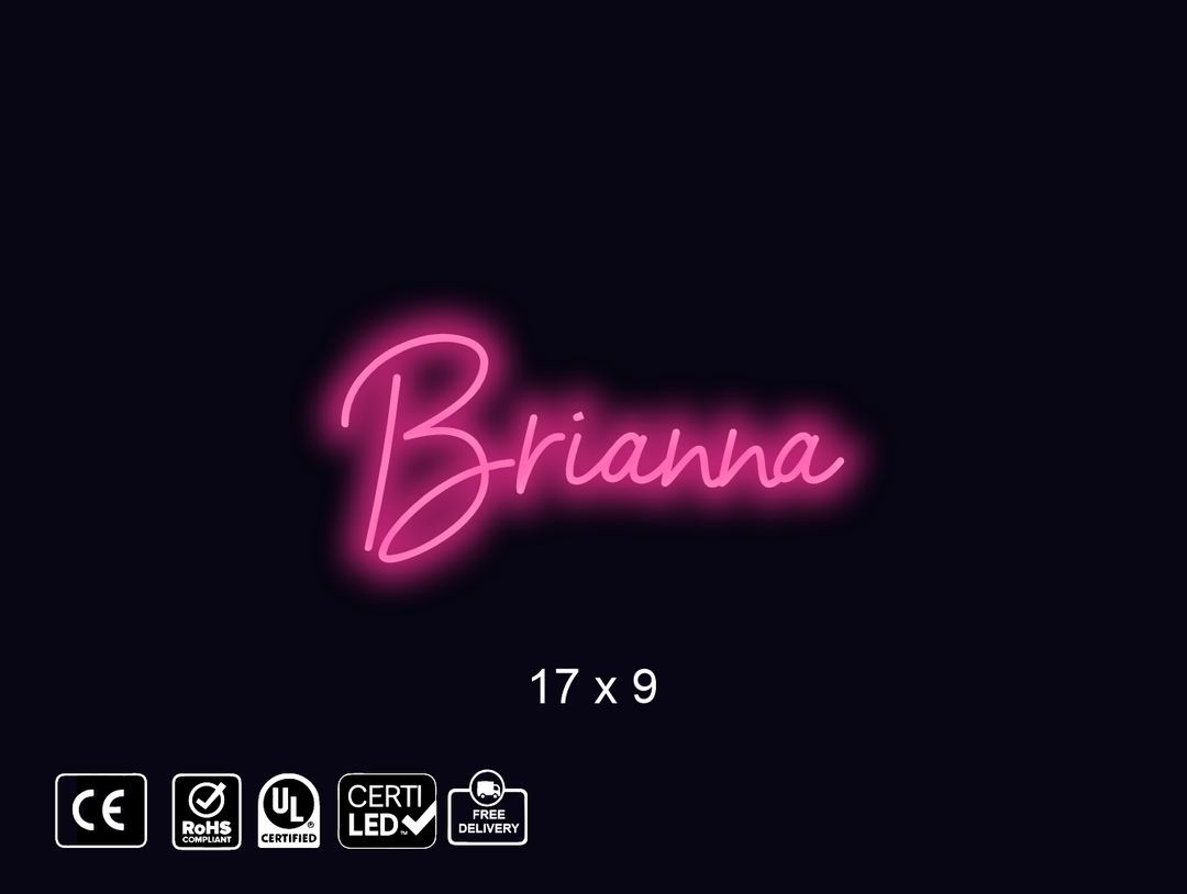 Neon sign for Bbenson