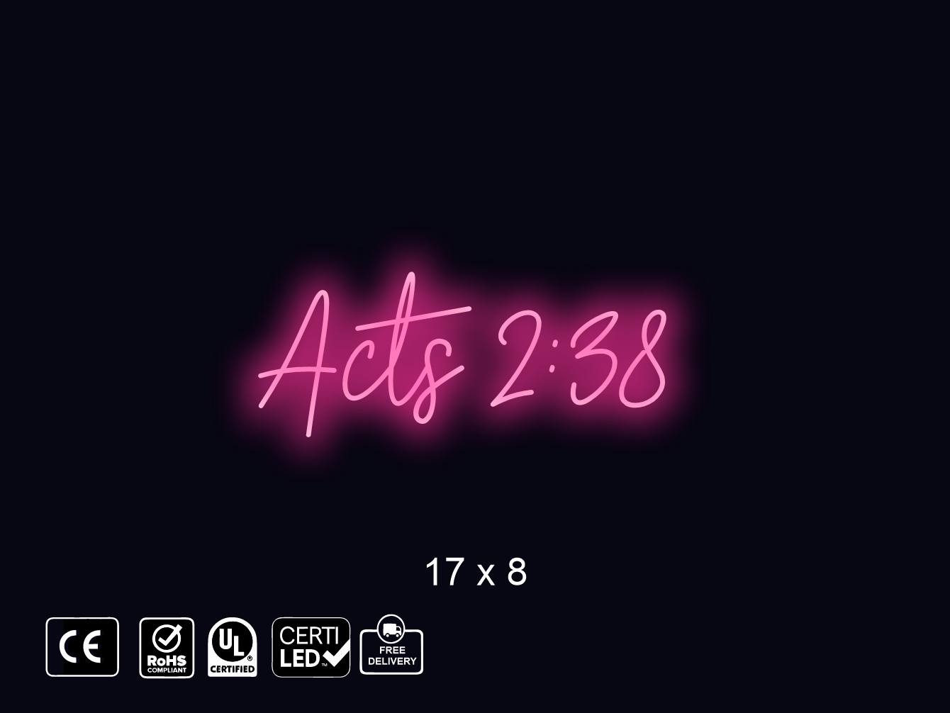 Custom Neon sign for Amp Johnson
