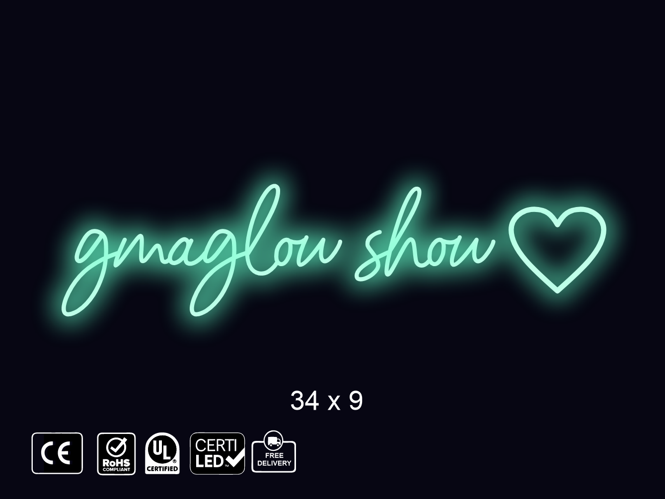 Custom Neon sign for G Kainz