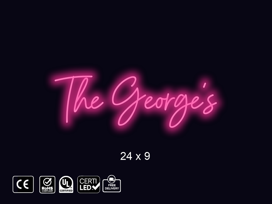 Neon sign for Terrence