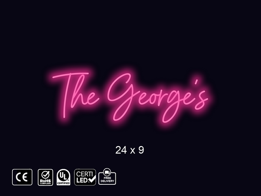Neon sign for Terrence