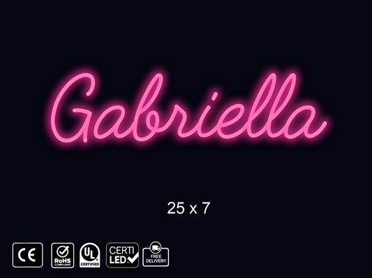 Custom neon sign for Nora Salazar