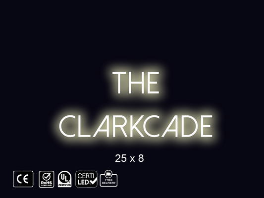 Custom Neon sign for Clark Bs weat