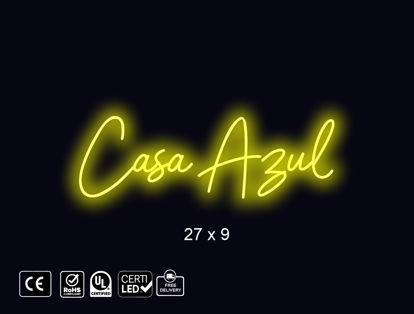Custom Neon sign for CmaBus