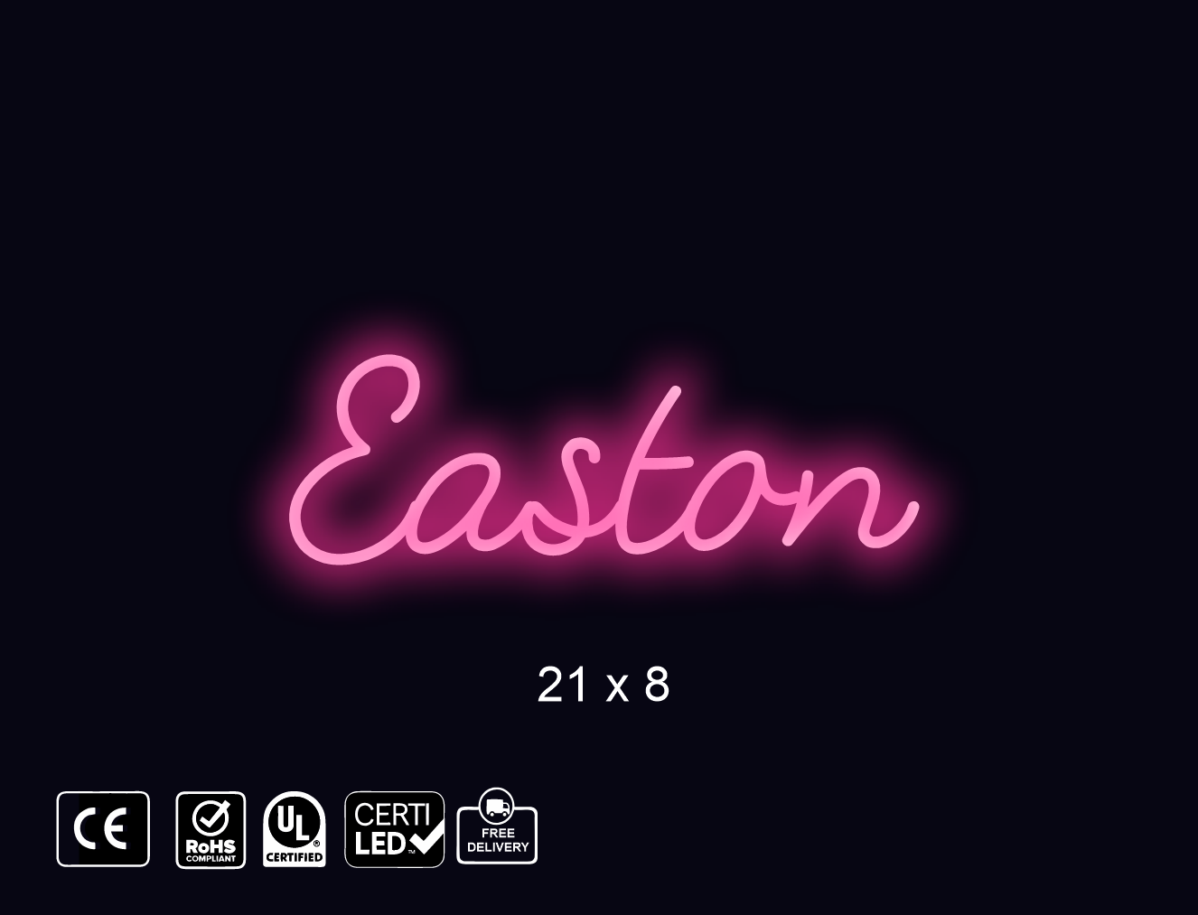 Custom Neon sign for Happy Bny