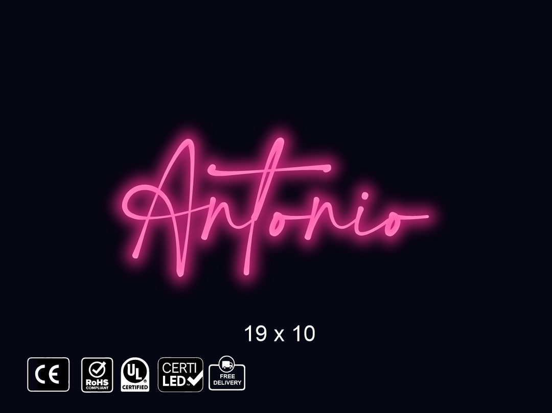 Custom Neon sign for Angelo Perticaro