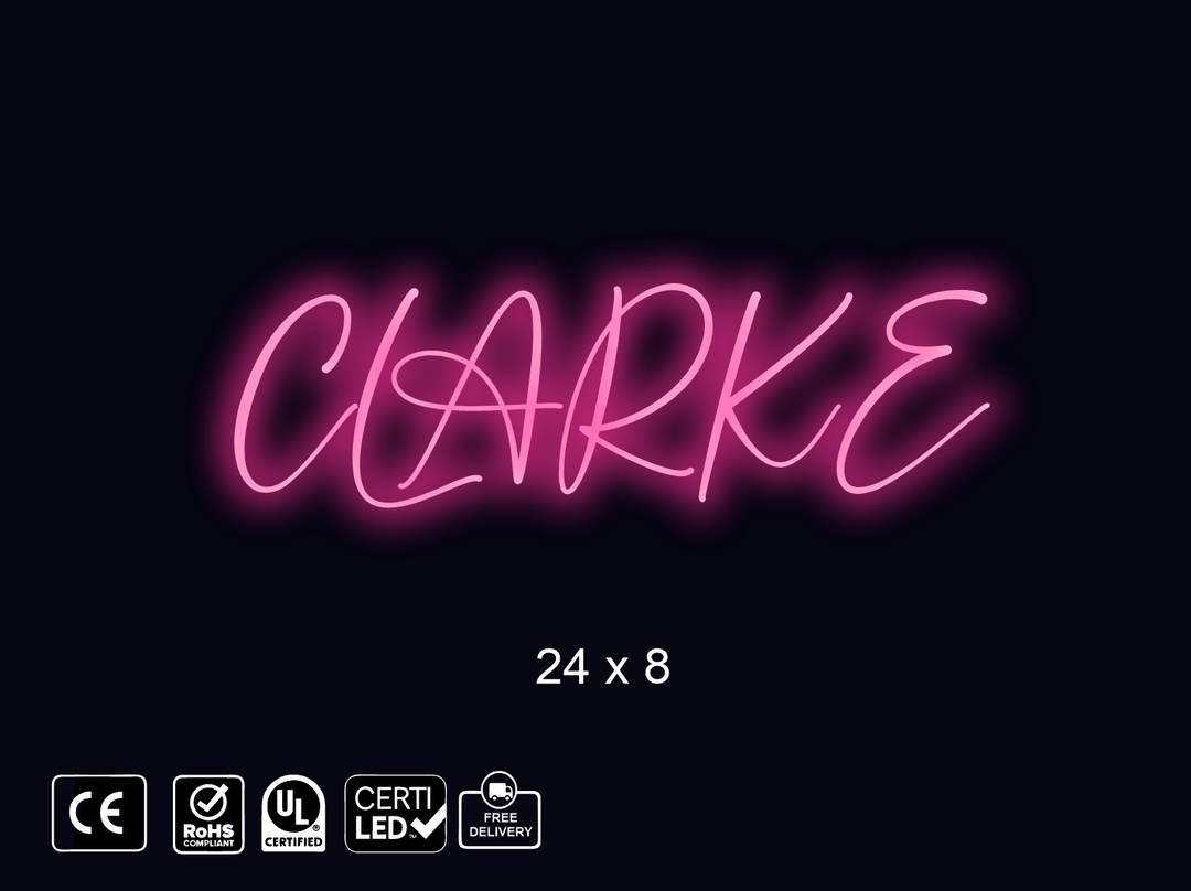 Custom Neon sign for Kelly Clarke