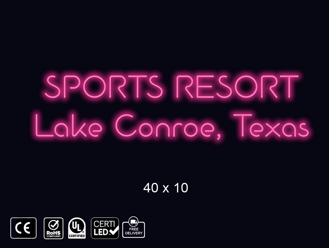 Custom Neon sign for Spring Scorpions