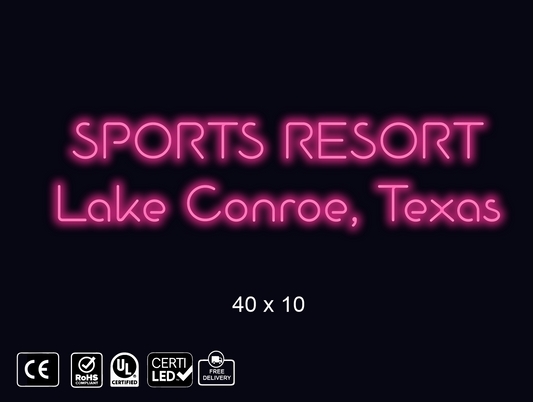 Custom Neon sign for Spring Scorpions