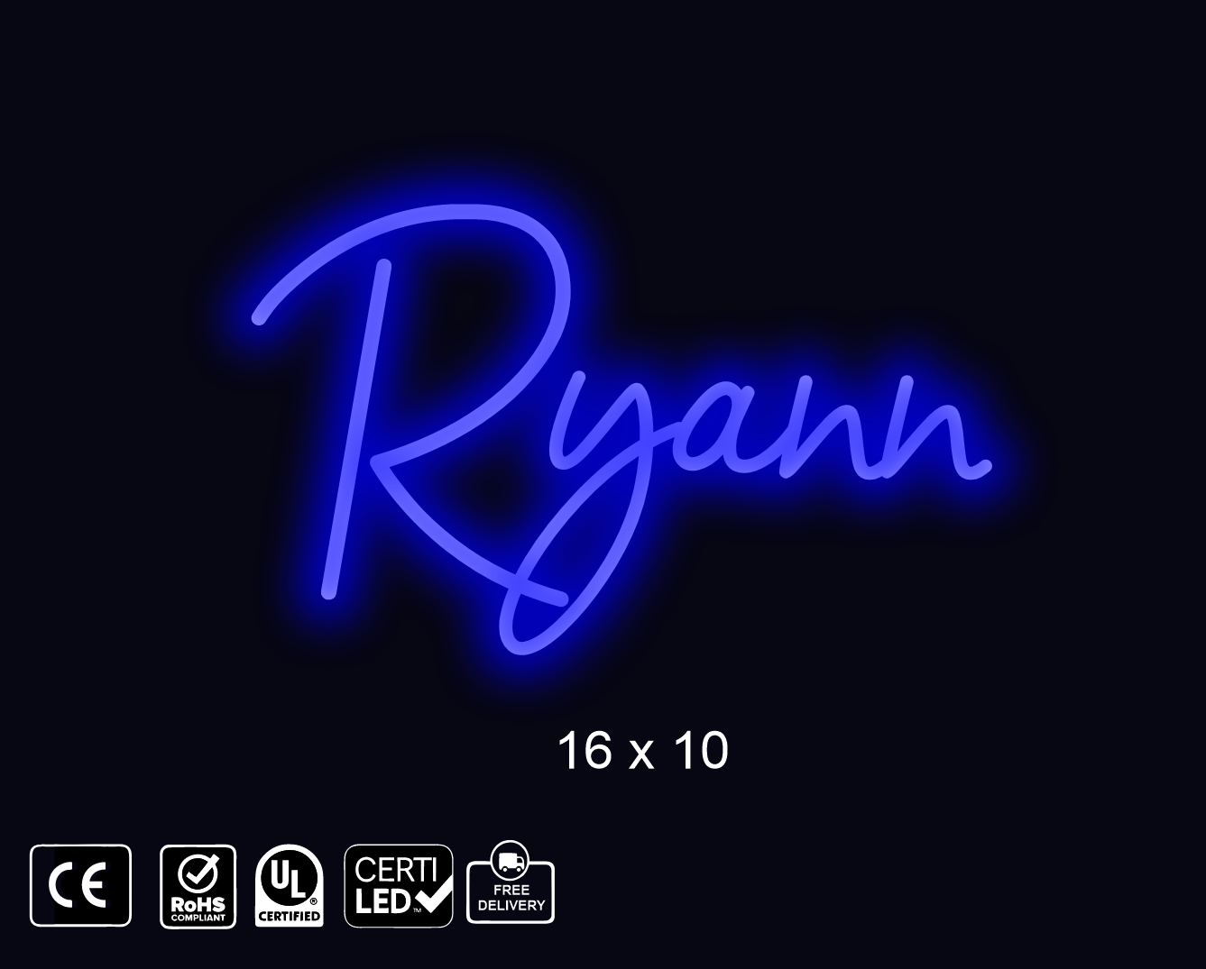 Custom Neon sign for C. Ruthrauff