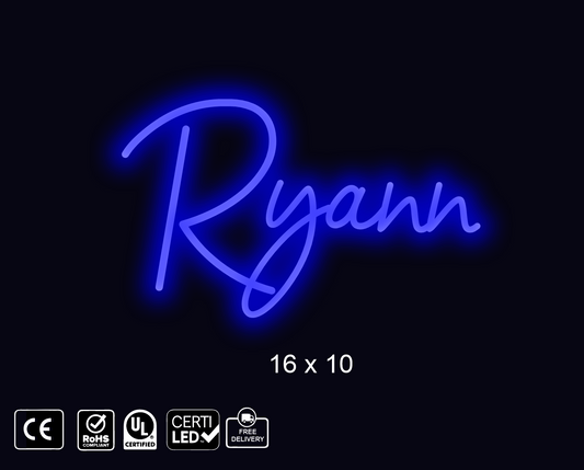 Custom Neon sign for C. Ruthrauff